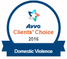 Avvo Clients' Choice Award for Domestic Violence in 2016